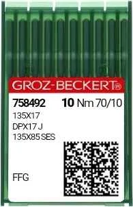 Швейная игла Groz-Beckert 135x17 FFG №70 для трикотажа