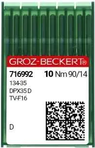 Швейная игла Groz-Beckert 134-35 D №90 для кожи
