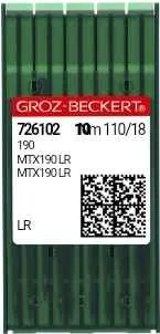 Швейная игла Groz-Beckert 190 LR №110 для кожи