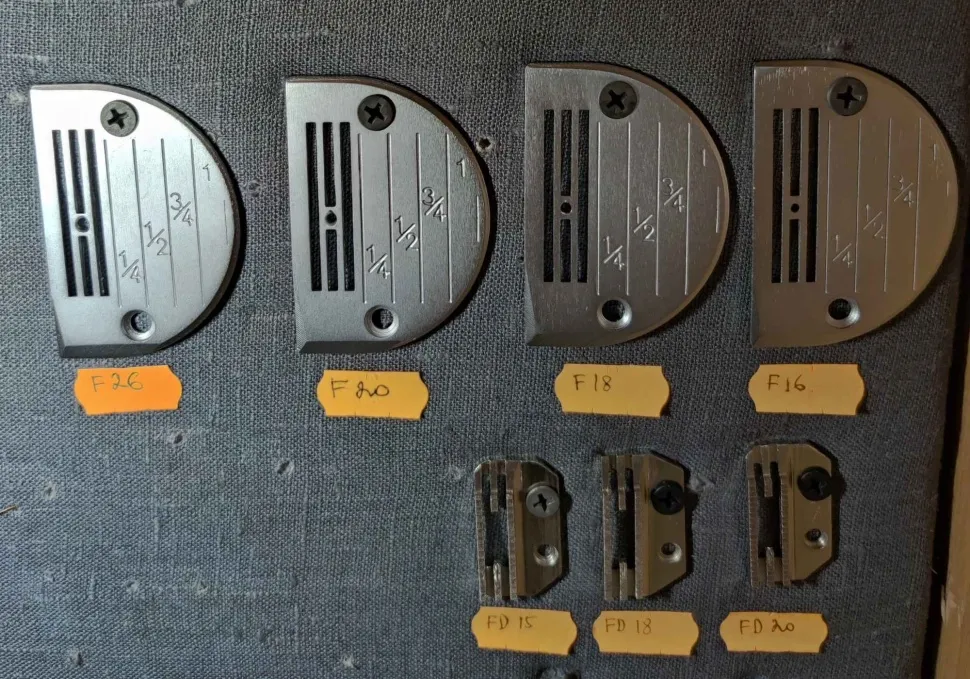 Комплект игольная пластина F18 и транспортер FD18, Китай