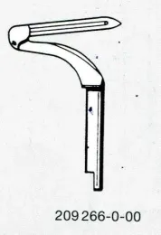 Петлитель 209266-0-00 для оверлока Rimoldi, Тайвань