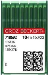Швейная игла Groz-Beckert 135x16 D для кожи