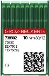 Швейная игла Groz-Beckert 750 SC FG для петельных машин