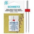 Двойная игла для вышивания SCHMETZ 130/705 H-E ZWI 3,0 №75