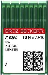 Швейная игла Groz-Beckert 134 D №70 для кожи