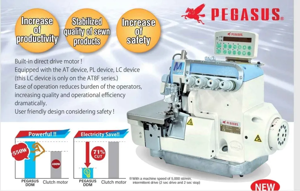 Оверлок PEGASUS M952-52-2X4/AT6F/DD3A/Z054