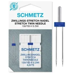 Двойная игла для трикотажа SCHMETZ 130/705 H-S ZWI 4,0