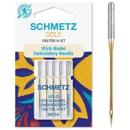 Игла для вышивания SCHMETZ 130/705 H-ET GOLD EMBROIDERY